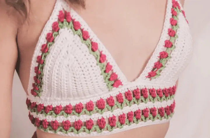 CROCHET BRALETTE PATTERNS: Best Crochet Bralette and Bra Cup