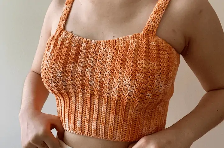 Crochet Crop Top Pattern Stella Crochet Bralette Pattern