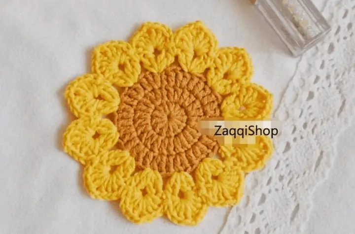 sunflower coaster