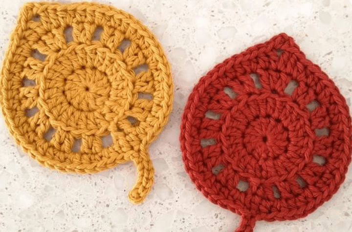 sous-verres à deux feuilles