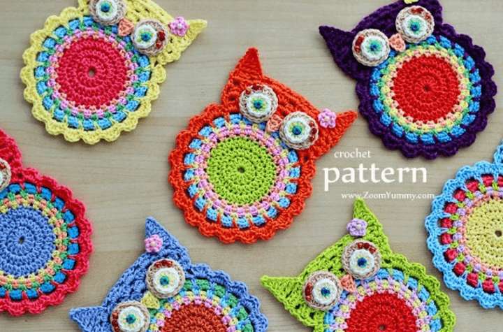 hibou dessous de verre