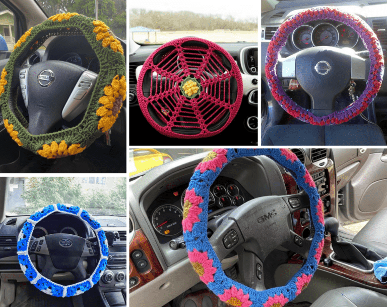 Wheel Cap Pattern Wool Crochet Steering Wheel Cover Patterns - Crochet 365 Knit Too