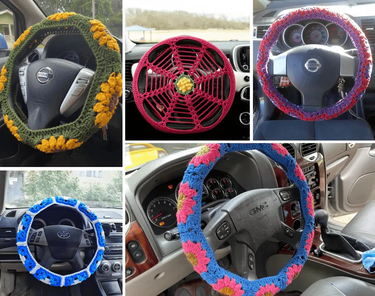 SunflowerEvil Eye Steering Wheel: Crochet pattern | Ribblr