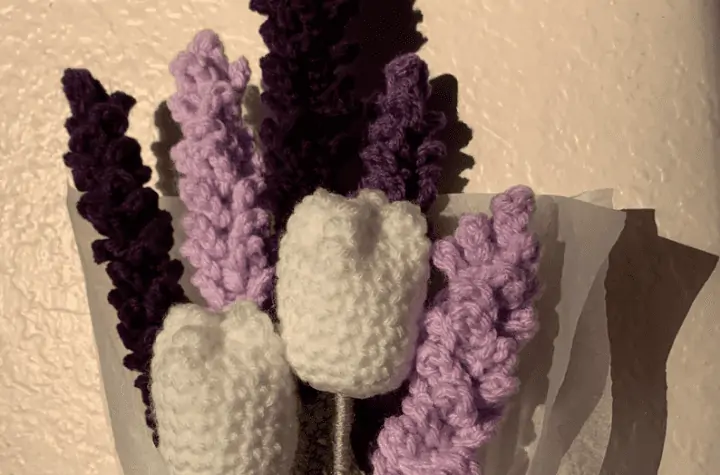 TOP 3 How to DIY Crochet Bouquet-Tulip - Crochet Bouquet flowers,Flowers,  handmade flowers