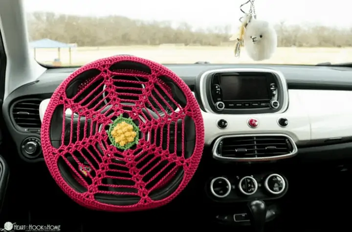 Crochet Steering Wheel Cover Patterns - Crochet 365 Knit Too