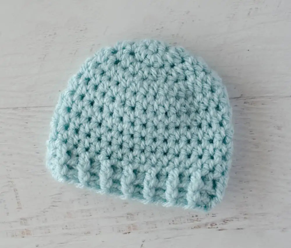 blue preemie hat