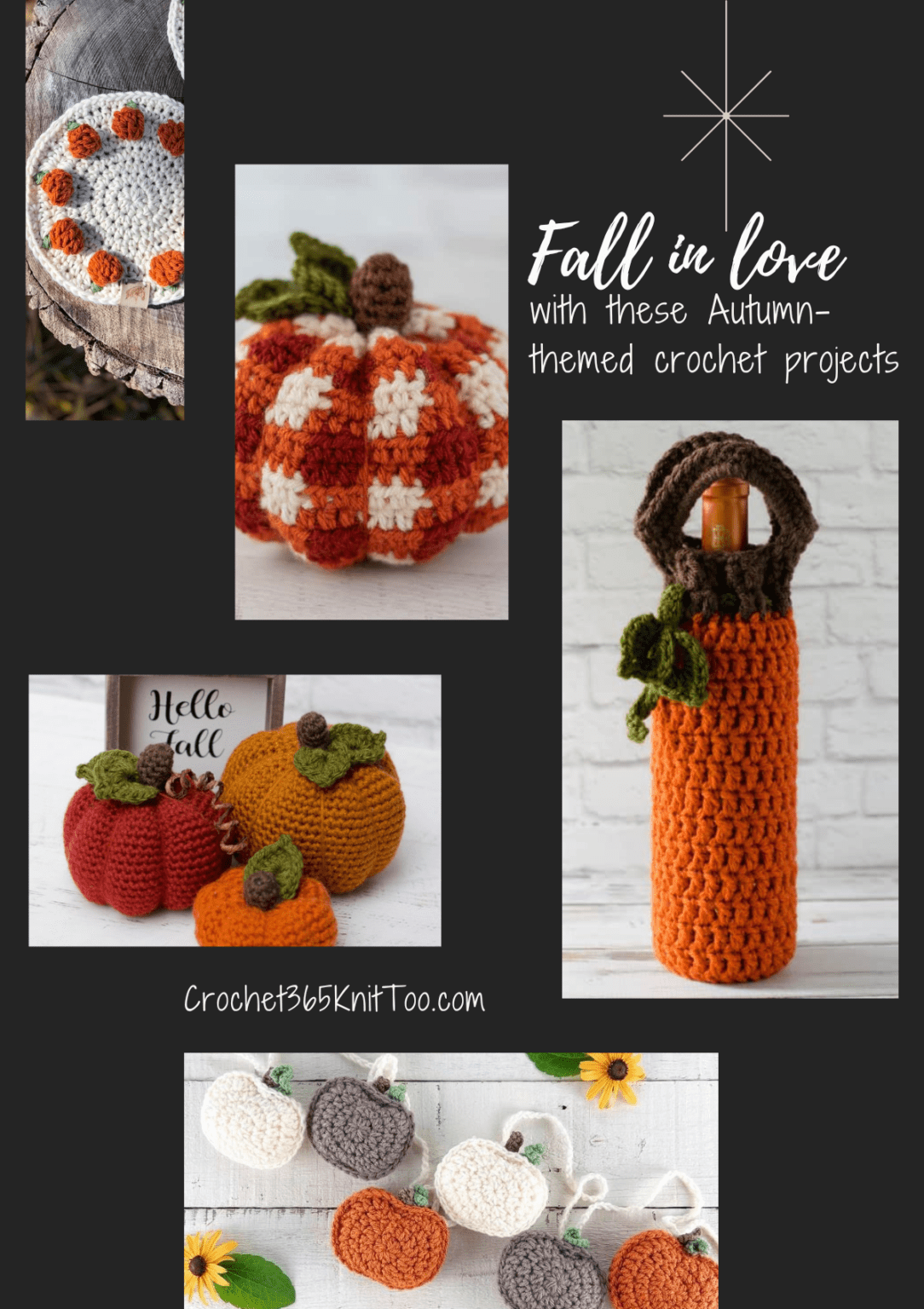 Crochet Fall Decor You'll Fall in Love Crochet 365 Knit Too
