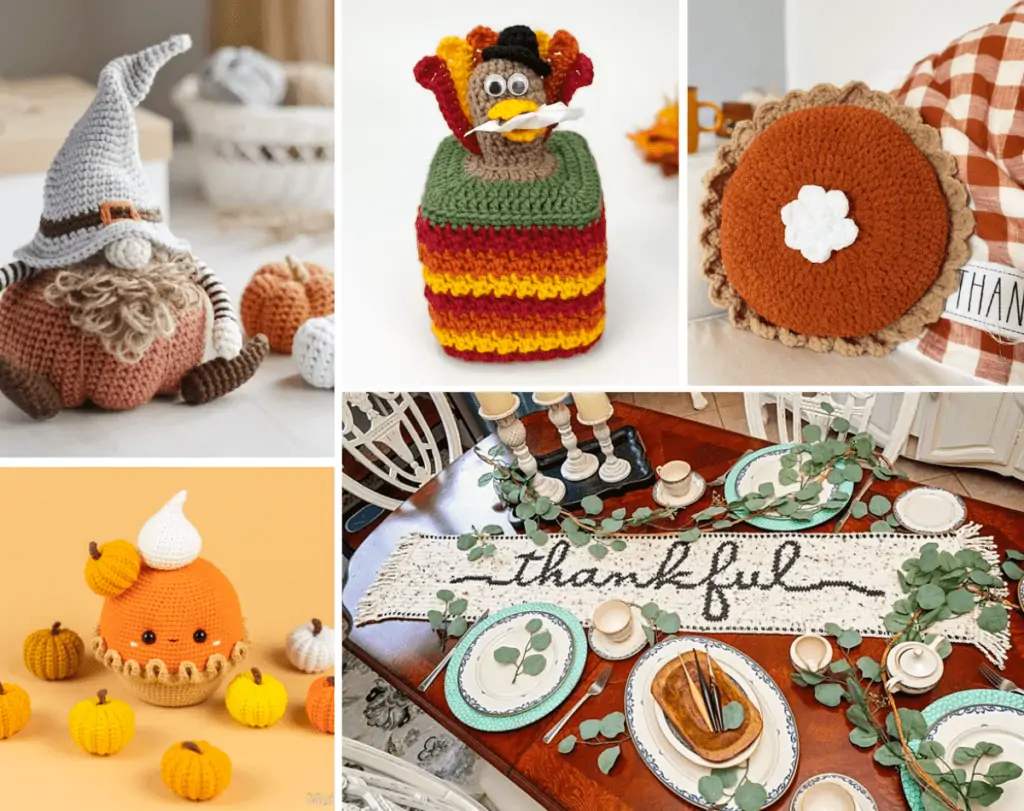 Thanksgiving Crochet Patterns to Gobble Up - Crochet 365 Knit Too