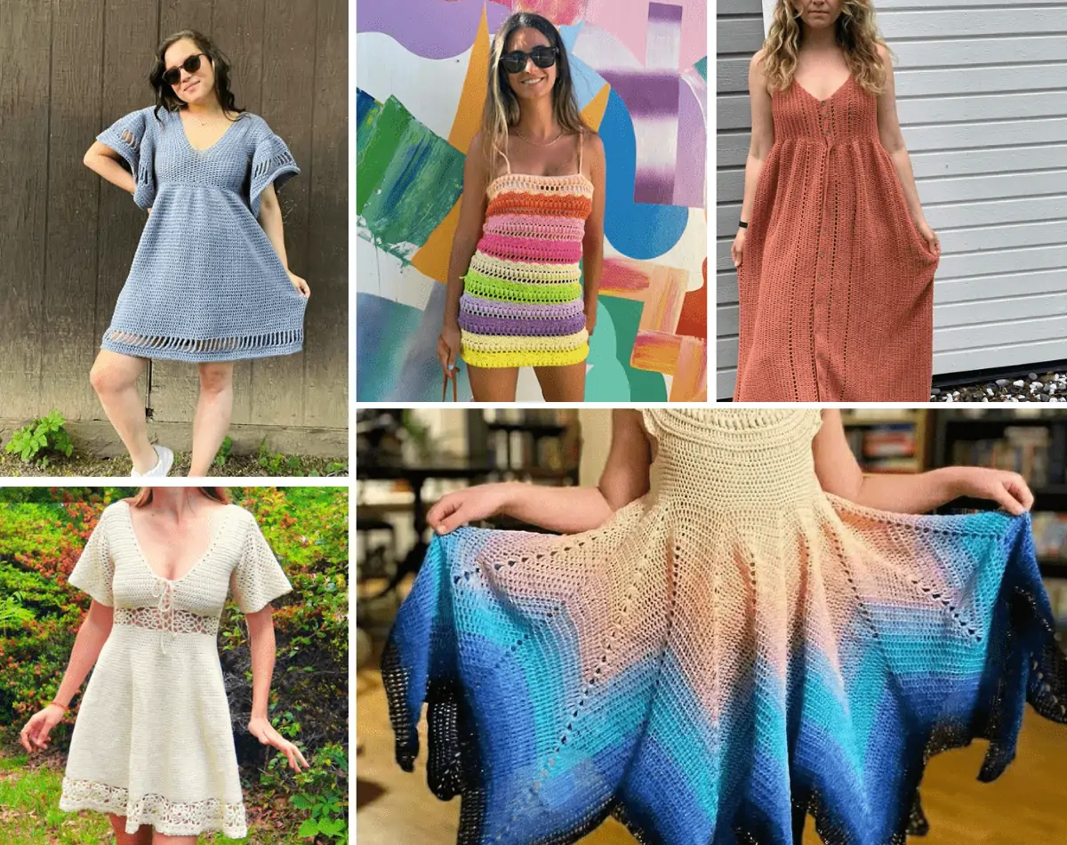 Fun & Flirty Crochet Dress Patterns