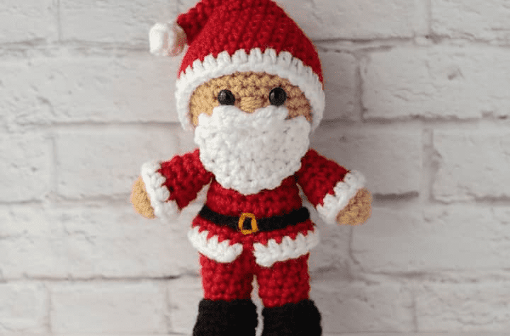 Santa amigurumi.