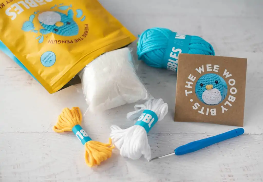 Woobles Crochet Kit - Pierre The Penguin