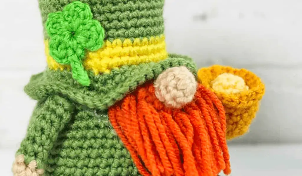 crochet leprechaun gnome