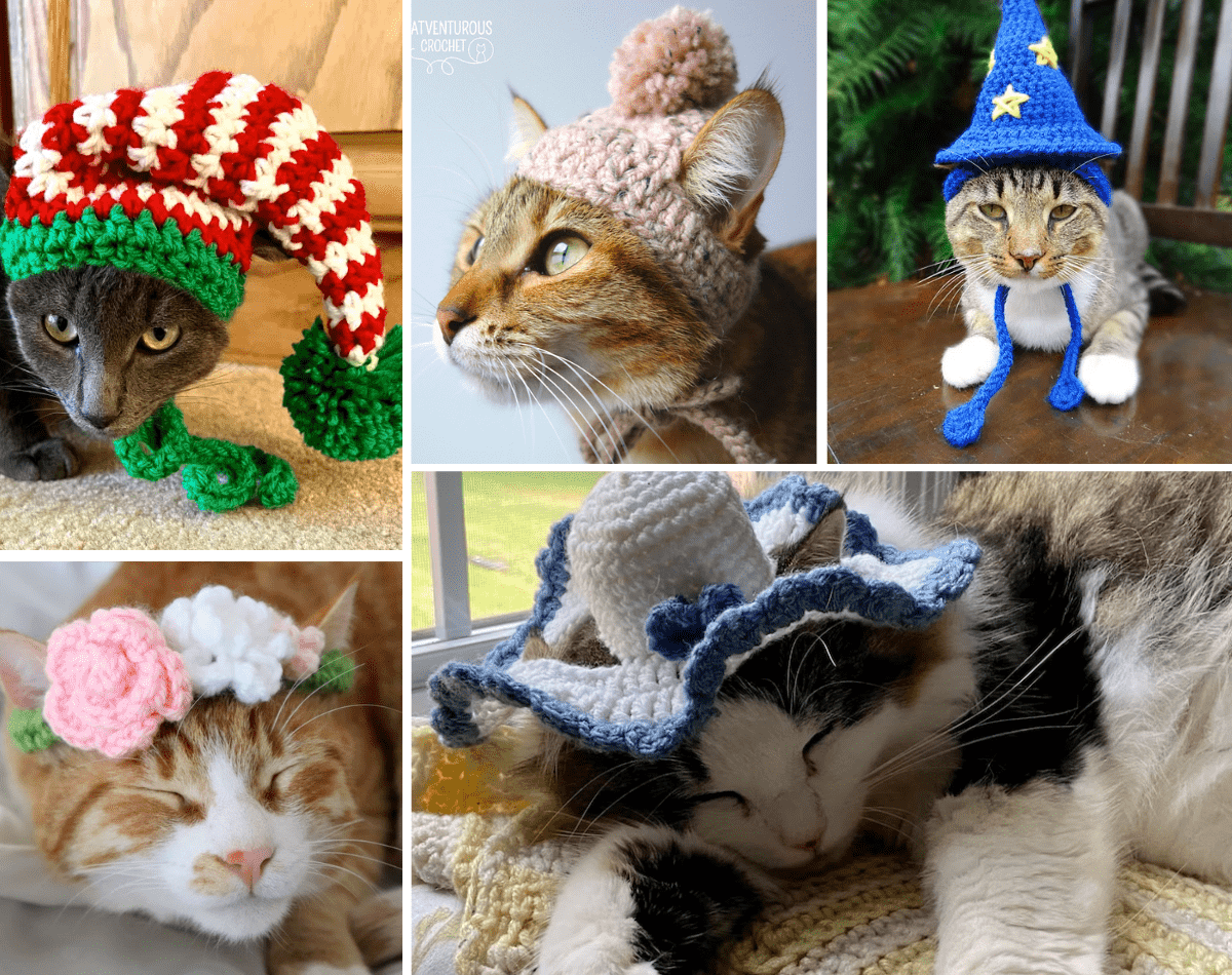 Crochet Cat Hat: 15 Purrfect Patterns - Crochet 365 Knit Too