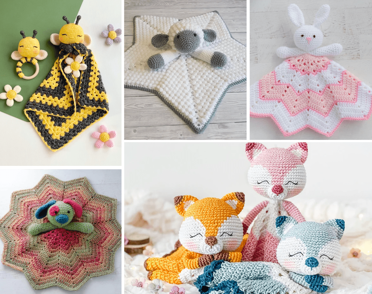Adorable, Huggable Crochet Lovey Patterns - Crochet 365 Knit Too