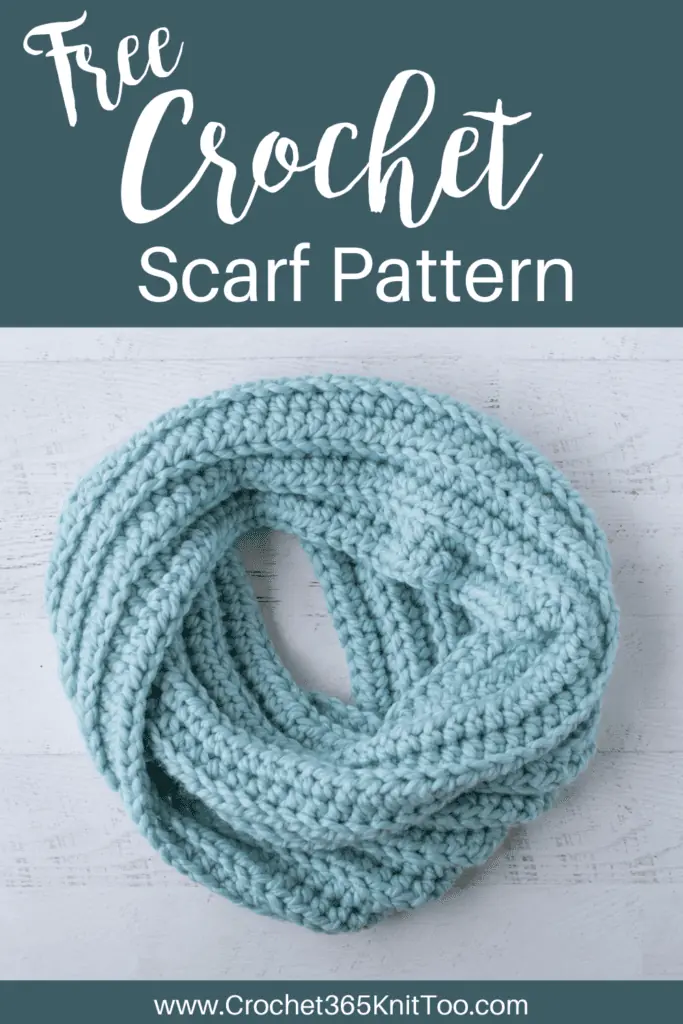 How to Crochet a Chunky Scarf - Free Pattern for Beginners