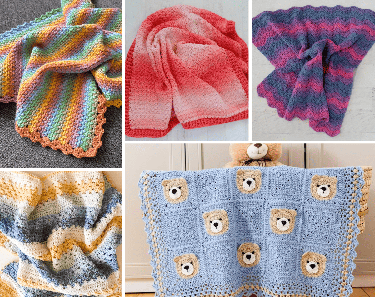 Snuggly Crochet Baby Blanket Patterns - Crochet 365 Knit Too