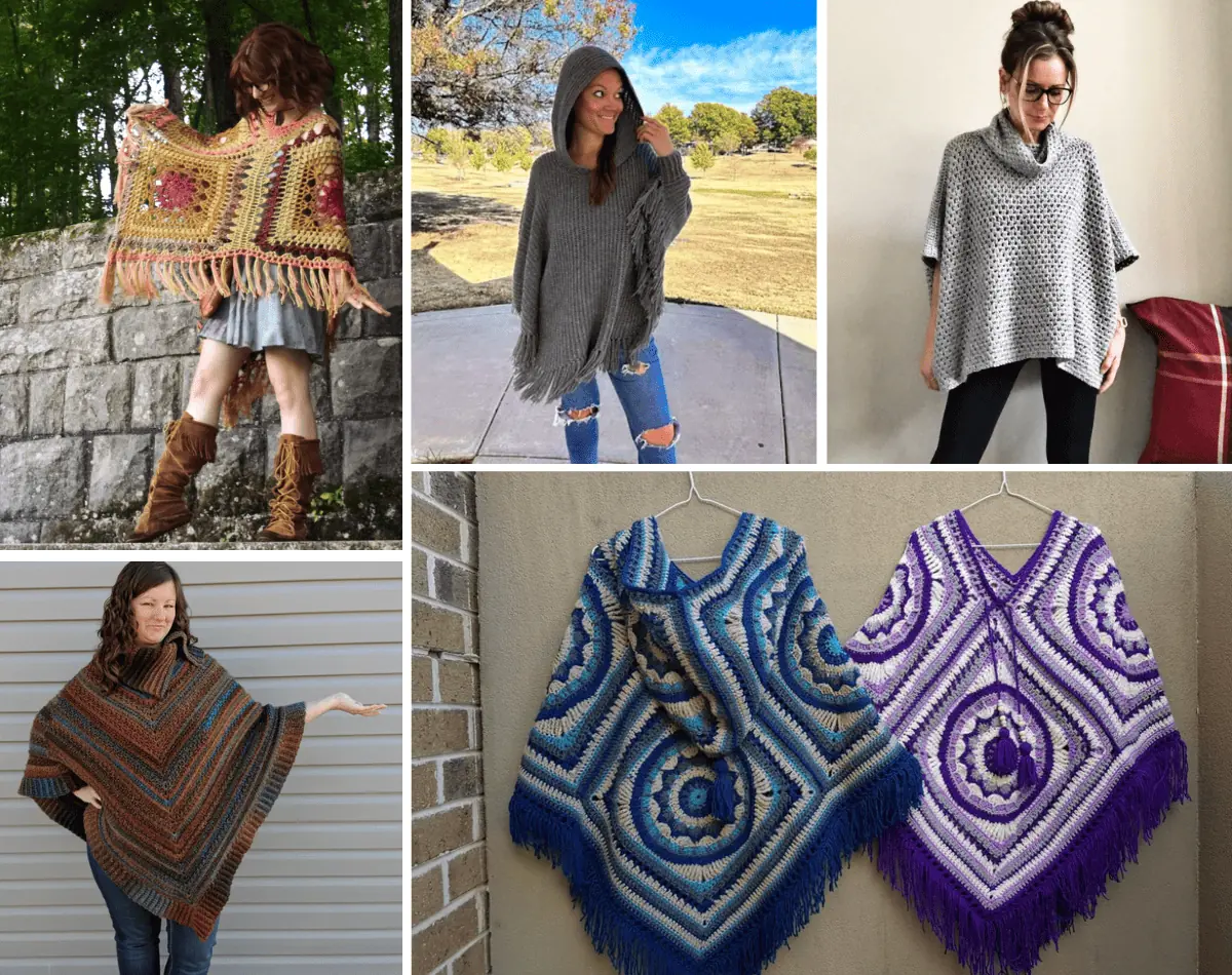 Crochet Poncho Patterns for Every Season