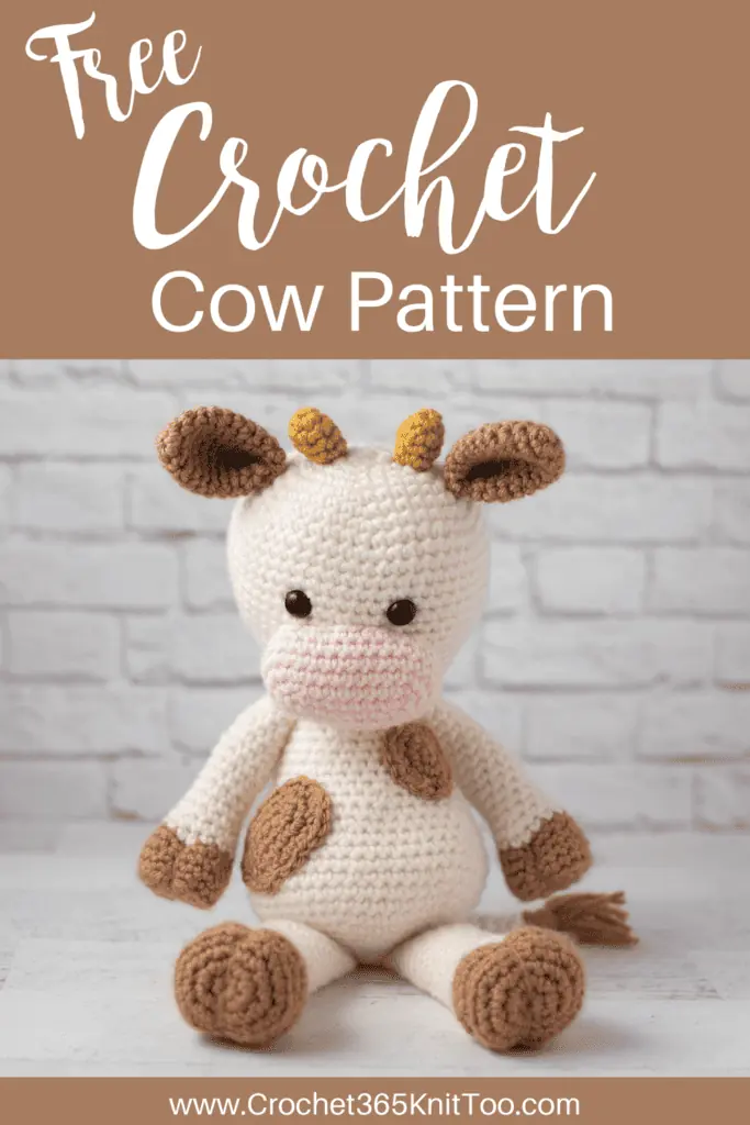 Graphic of Crochet cow
