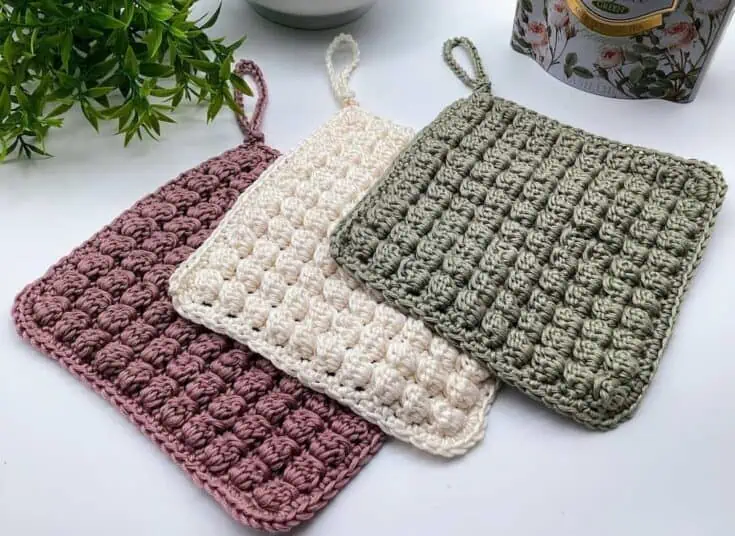 Simply Stunning Crochet Potholder Patterns - Crochet 365 Knit Too