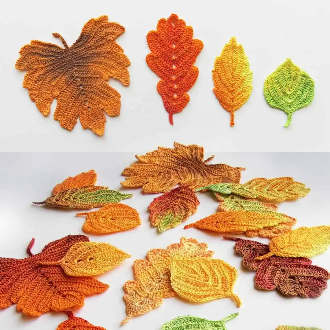 Crochet Leaf Patterns For Any Season - Crochet 365 Knit Too