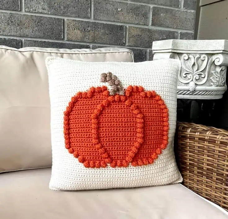 Basket Weave Crochet Pillow - Crazy Cool Crochet