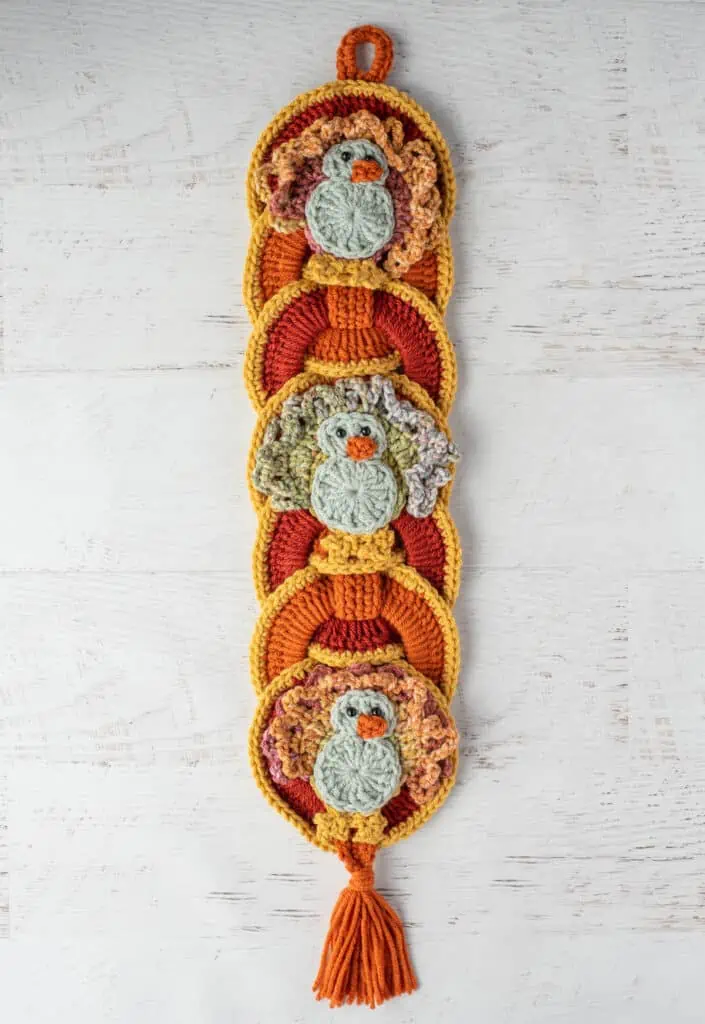 Crochet Turkey Wallhanging