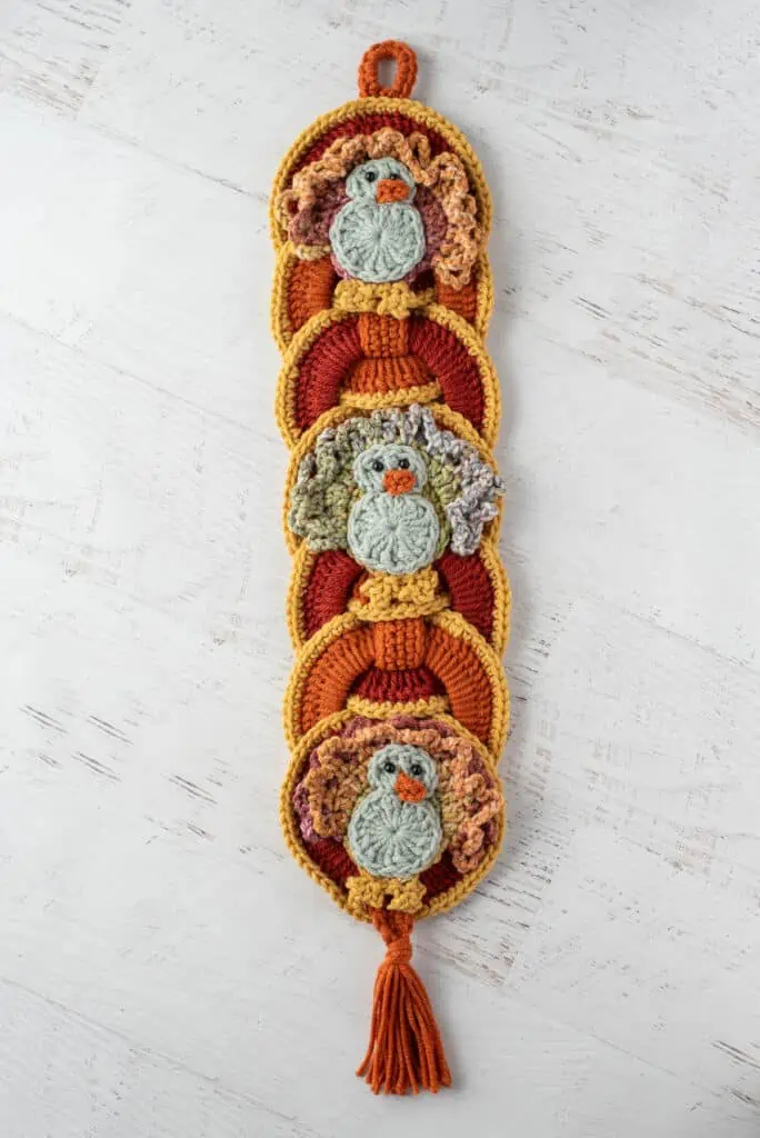 Crochet Turkey Wallhanging