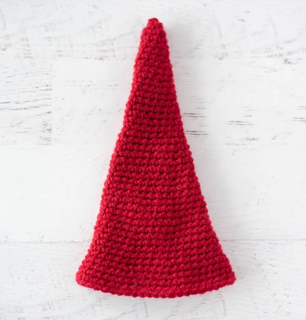 Red Crochet gnome hat