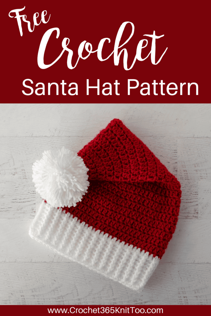 Crochet Santa Hat image