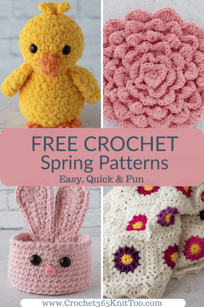 Image of crochet spring patterns
