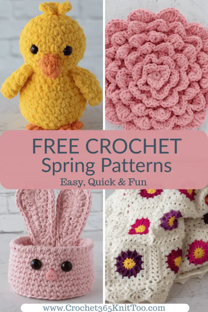Image of crochet spring patterns