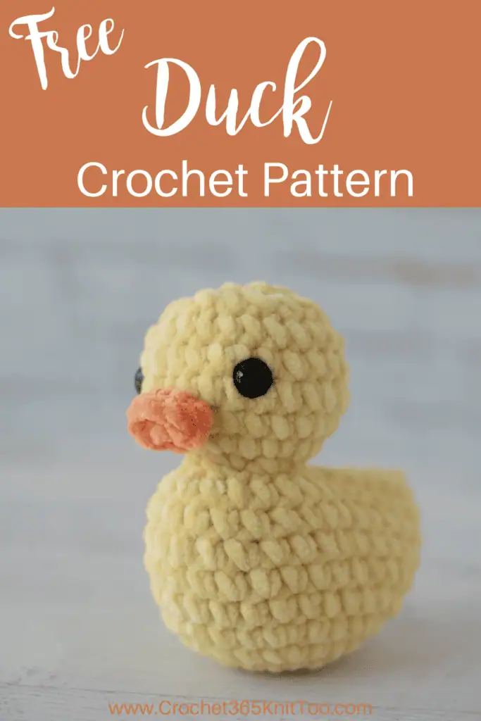 Image of crochet rubber duck