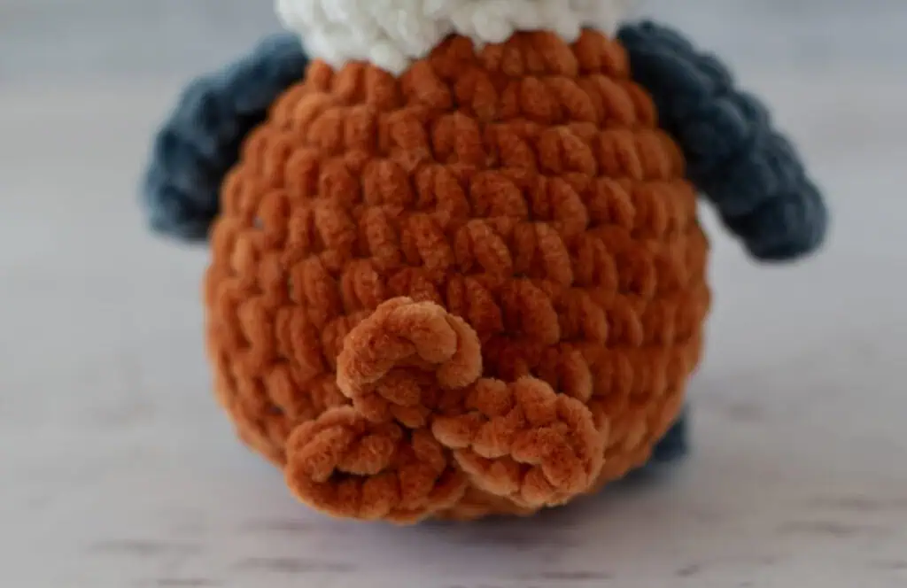 Adorable crocheted Red Breasted Nuthatch Bird