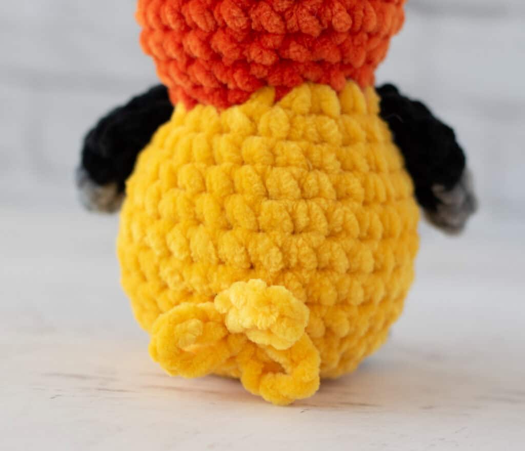 Crochet Western Tanager Bird tail
